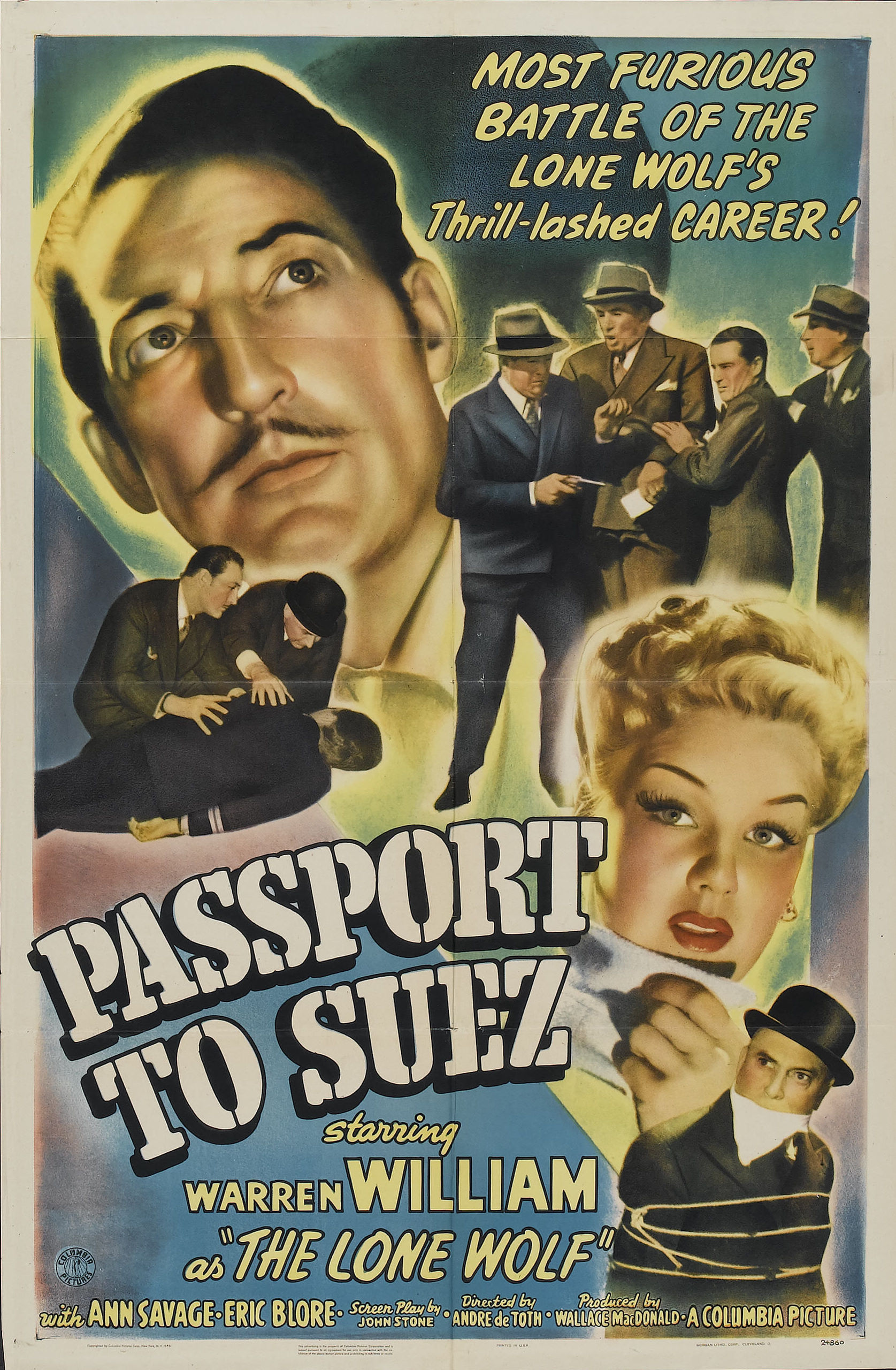Passport to Suez (1943) starring Warren William on DVD on DVD