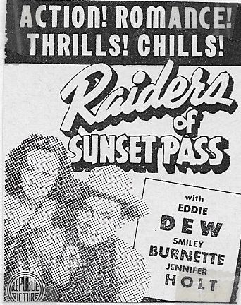 Raiders of Sunset Pass (1943) starring Eddie Dew on DVD on DVD