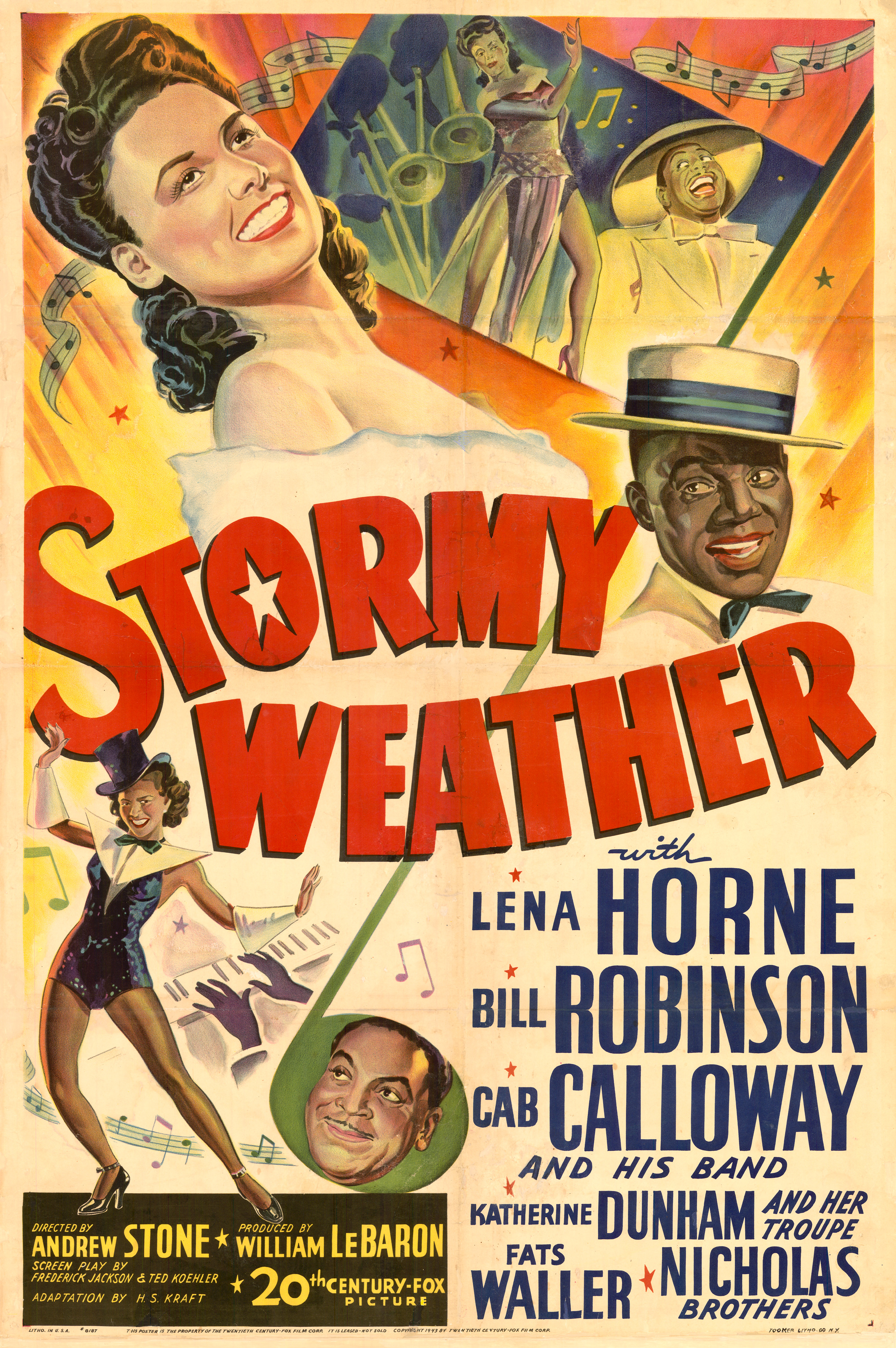 Stormy Weather (1943) starring Lena Horne on DVD on DVD