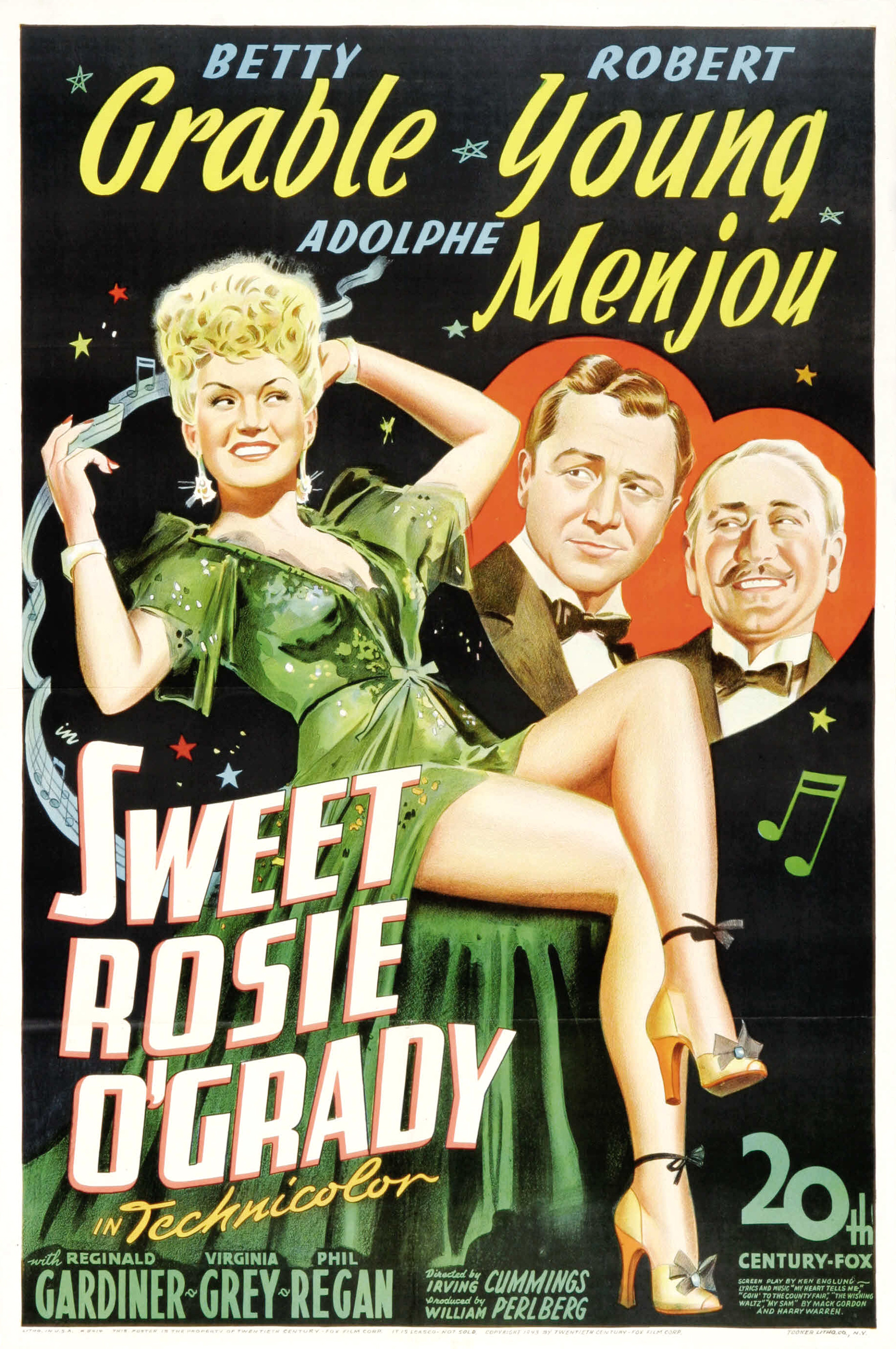 Sweet Rosie O'Grady (1943) starring Betty Grable on DVD on DVD