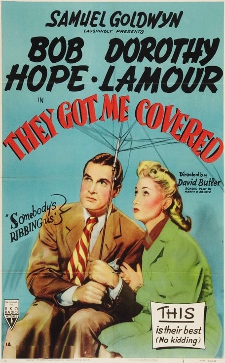 They Got Me Covered (1943) starring Bob Hope on DVD on DVD