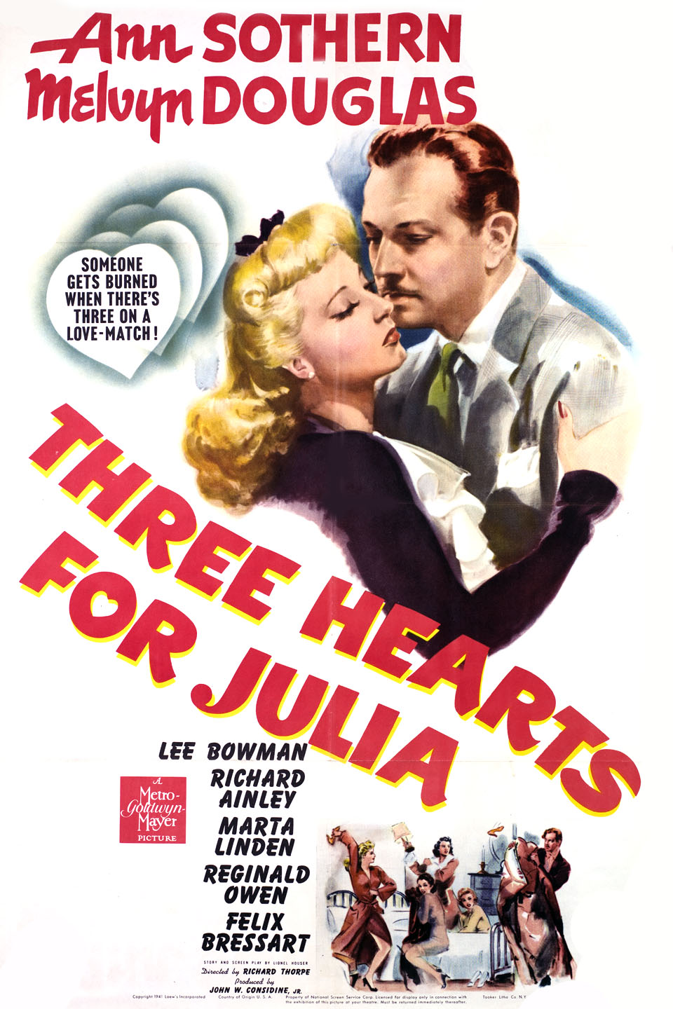 Three Hearts for Julia (1943) starring Ann Sothern on DVD on DVD