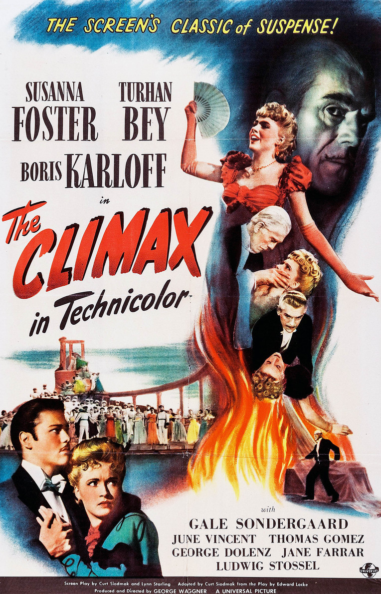 The Climax (1944) starring Boris Karloff on DVD on DVD