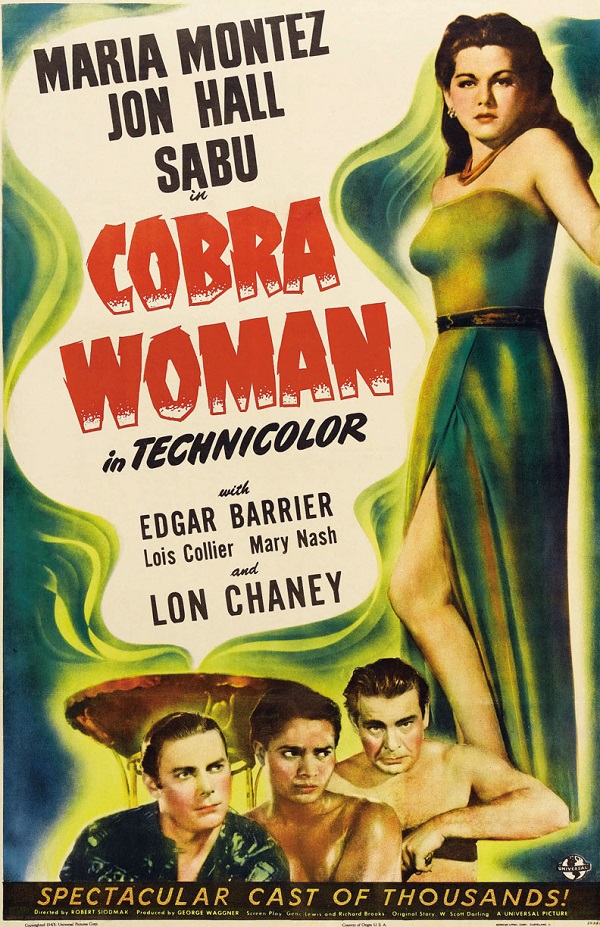 Cobra Woman (1944) starring Maria Montez on DVD on DVD