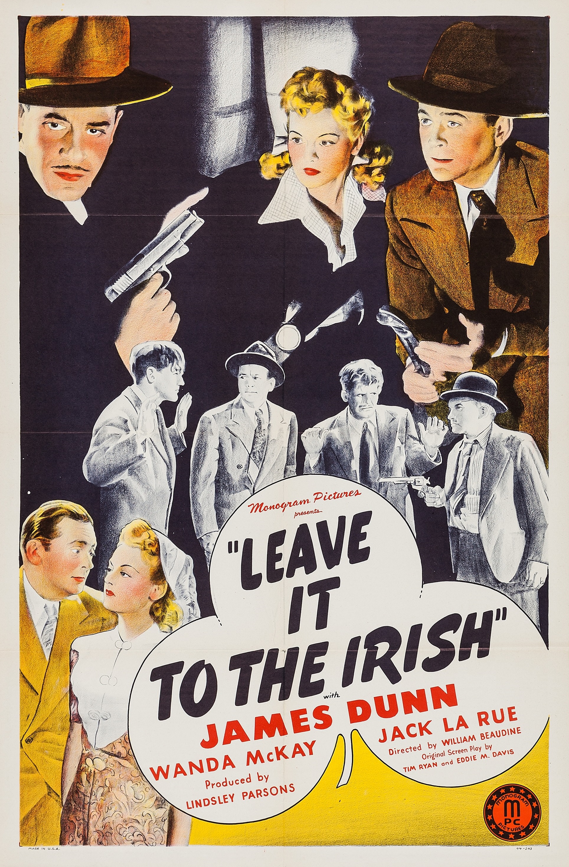 Leave It to the Irish (1944) starring James Dunn on DVD on DVD