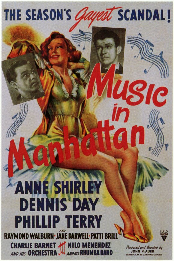 Music in Manhattan (1944) starring Anne Shirley on DVD on DVD