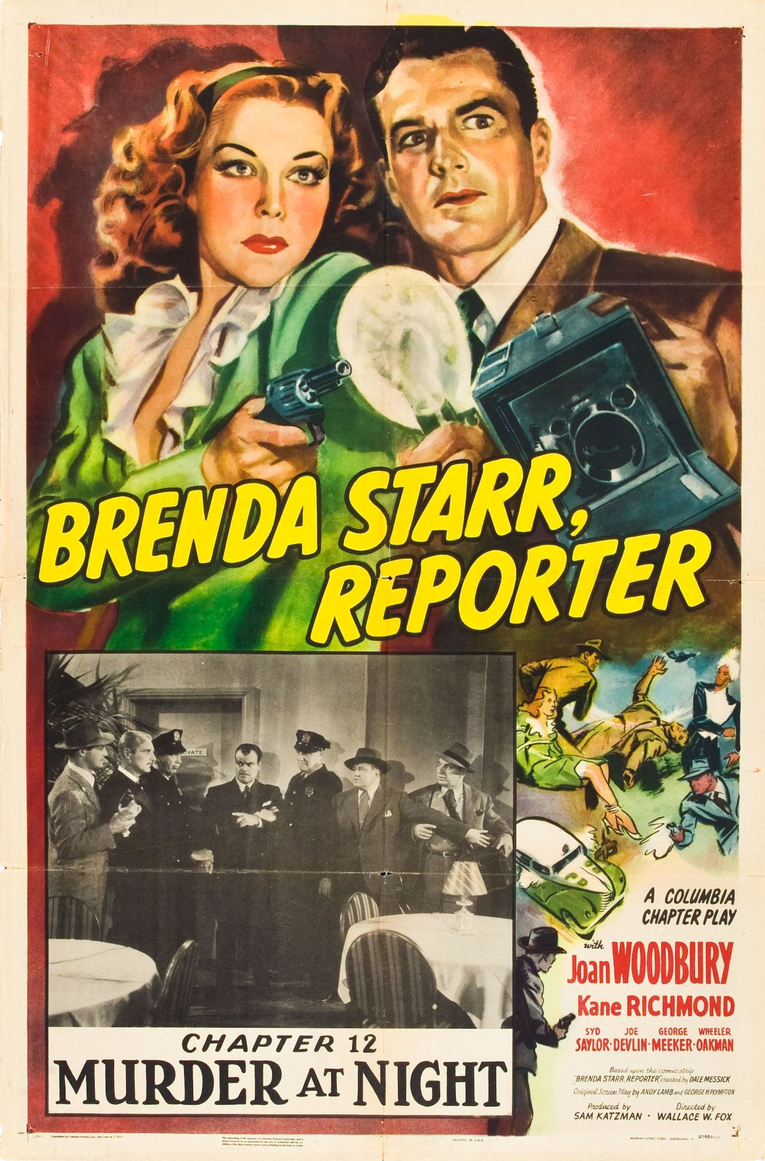 Brenda Starr, Reporter (1945) starring Joan Woodbury on DVD on DVD