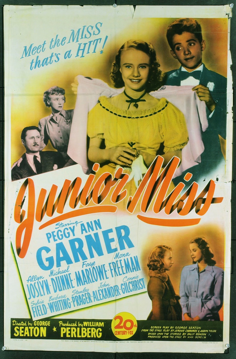 Junior Miss (1945) starring Peggy Ann Garner on DVD on DVD