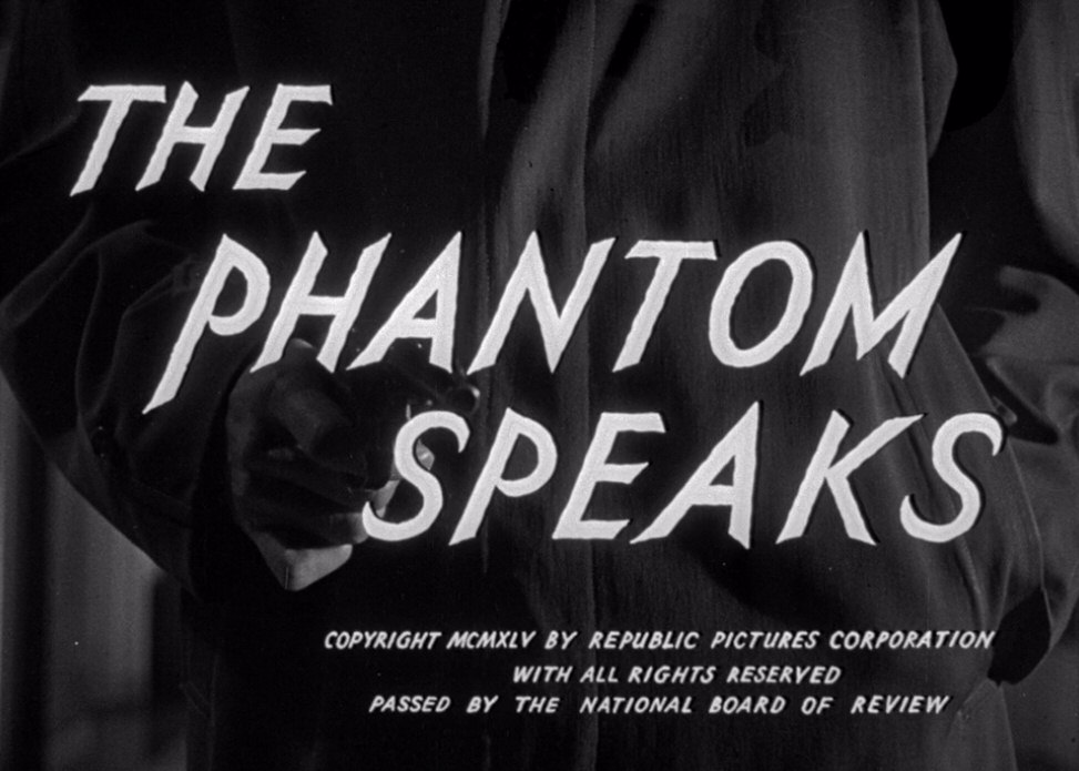 The Phantom Speaks (1945) Screenshot 1