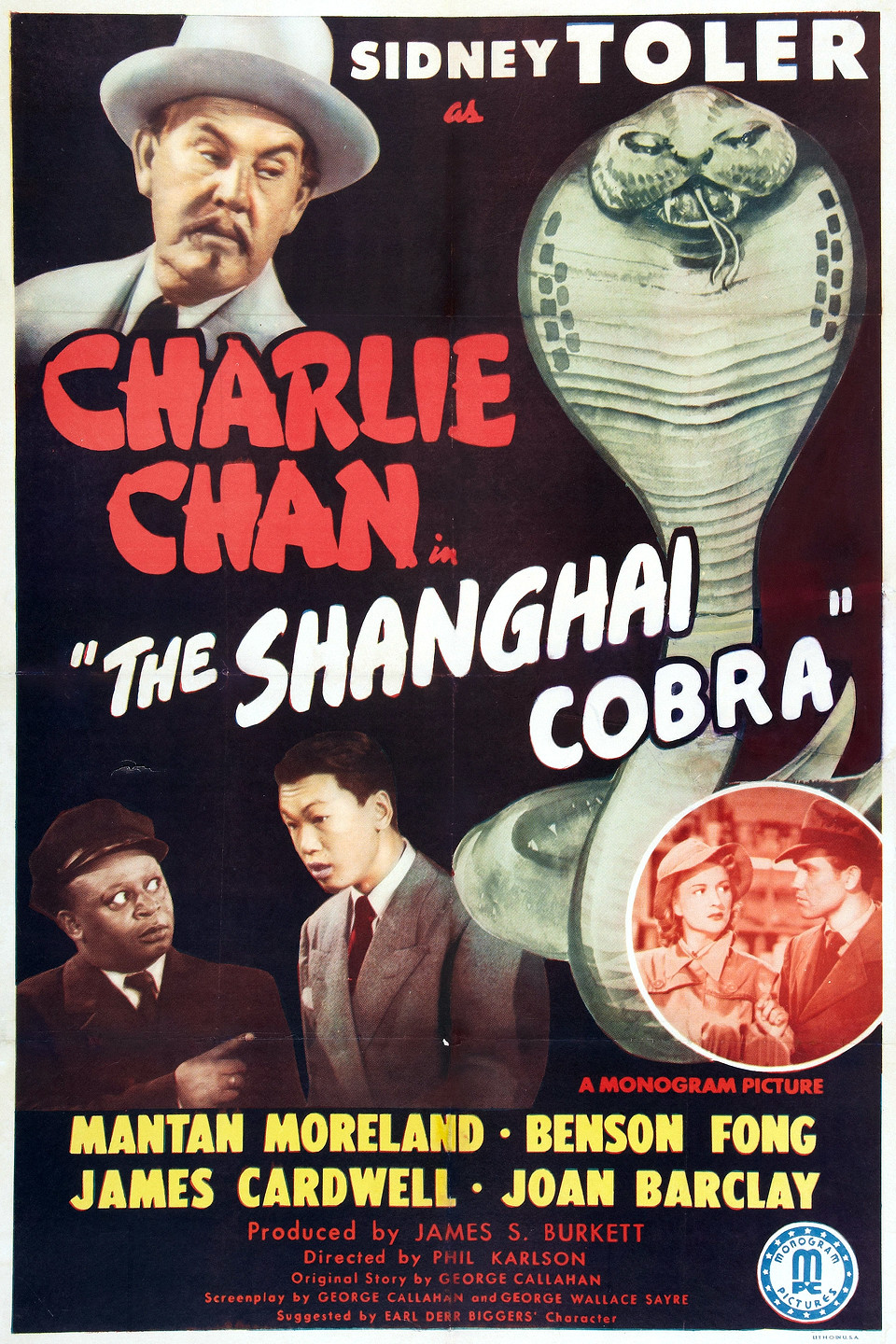 The Shanghai Cobra (1945) starring Sidney Toler on DVD on DVD