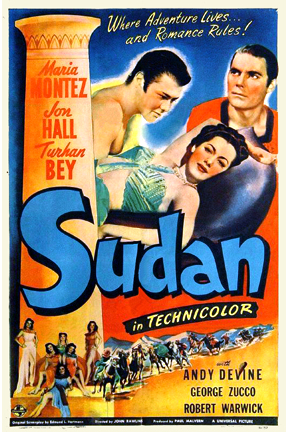 Sudan (1945) starring Maria Montez on DVD on DVD