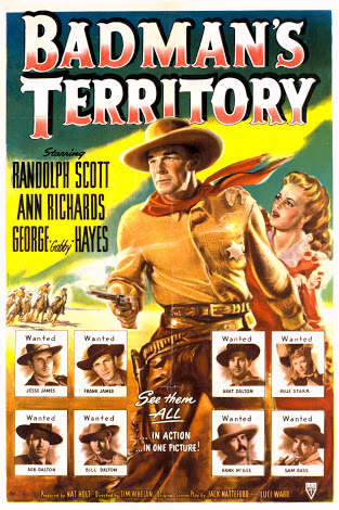 Badman's Territory (1946) starring Randolph Scott on DVD on DVD