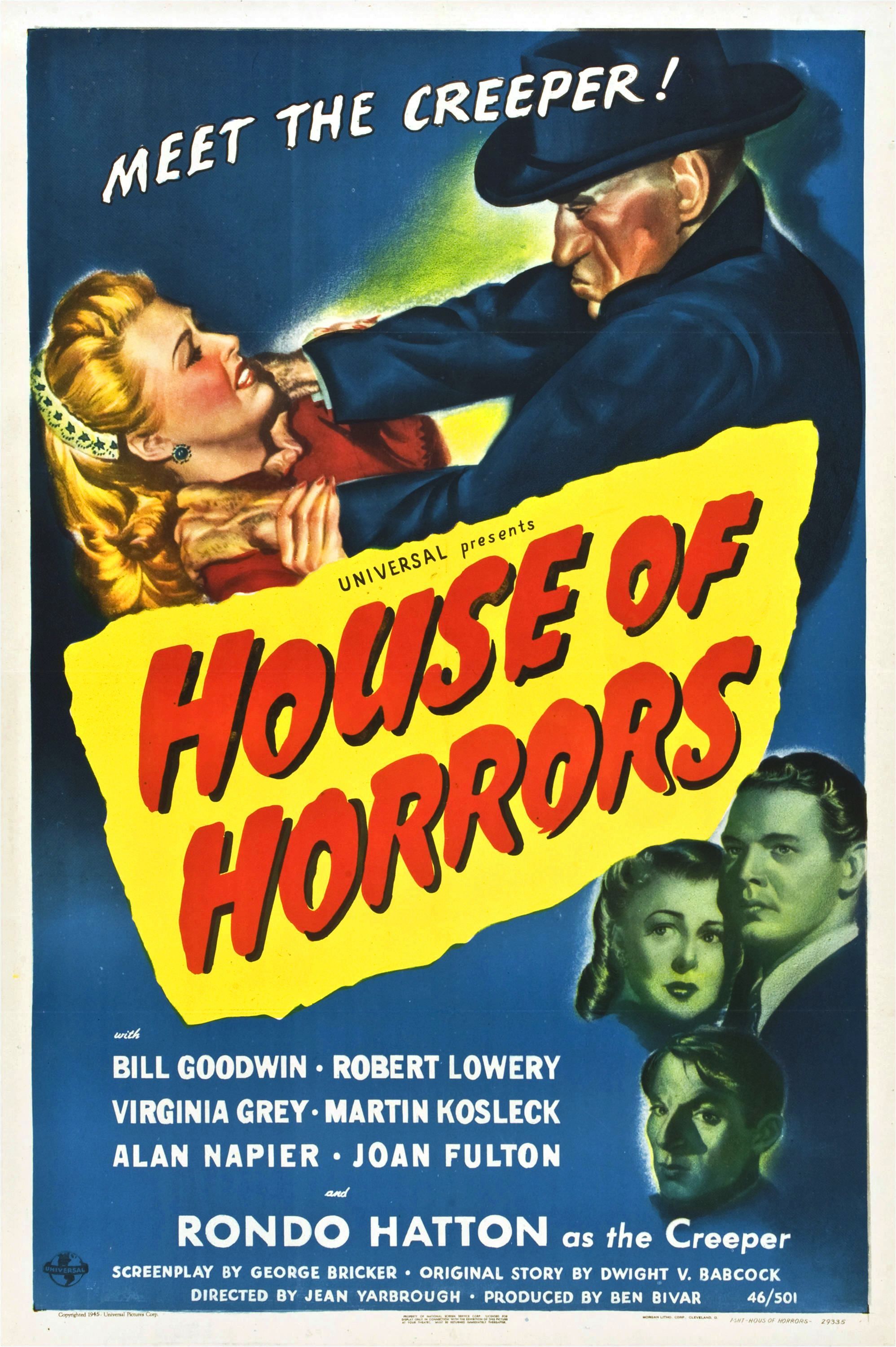 House of Horrors (1946) starring Robert Lowery on DVD on DVD