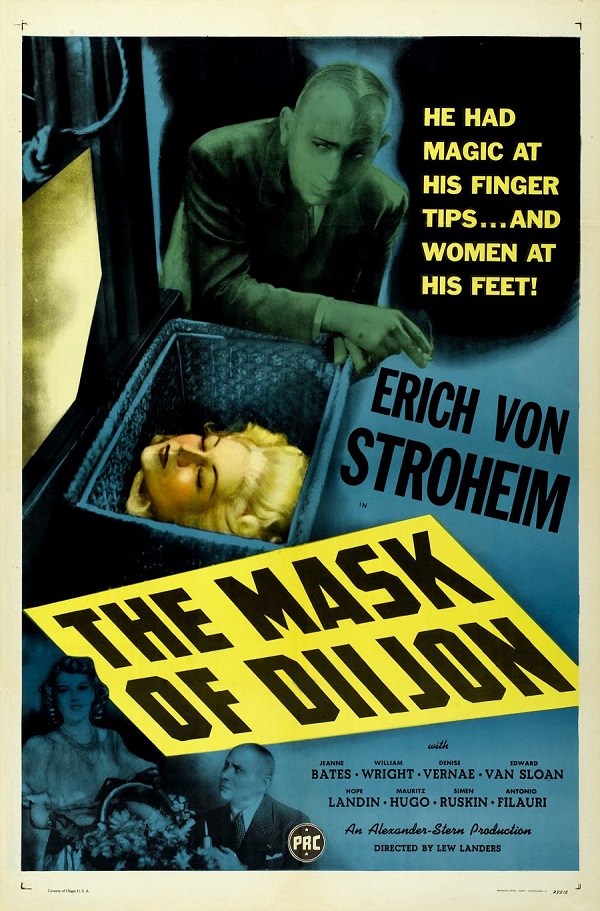 The Mask of Diijon (1946) starring Erich von Stroheim on DVD on DVD