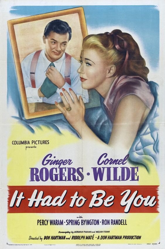 It Had to Be You (1947) starring Ginger Rogers on DVD on DVD
