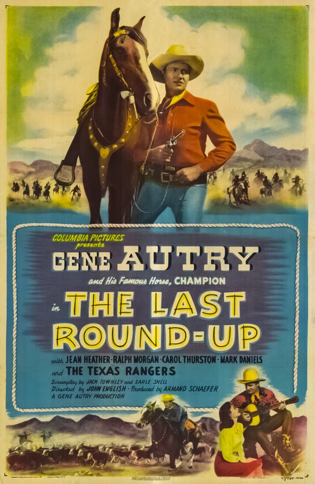 The Last Round-up (1947) starring Gene Autry on DVD on DVD