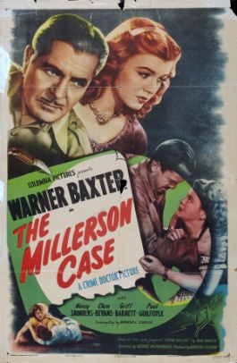 The Millerson Case (1947) starring Warner Baxter on DVD on DVD