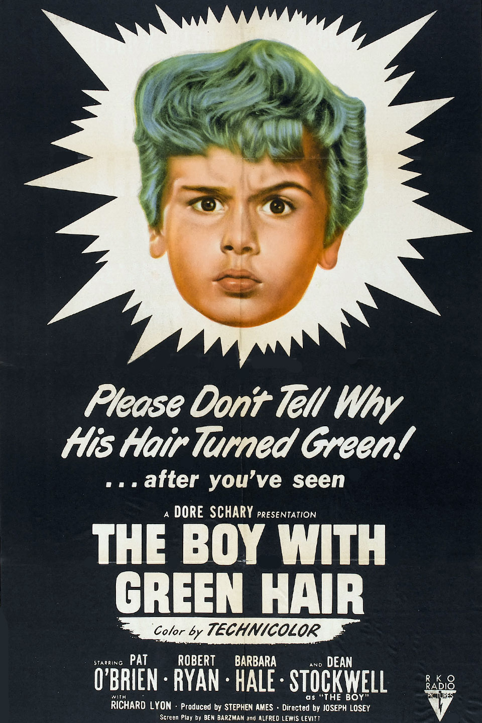 The Boy with Green Hair (1948) starring Pat O'Brien on DVD on DVD