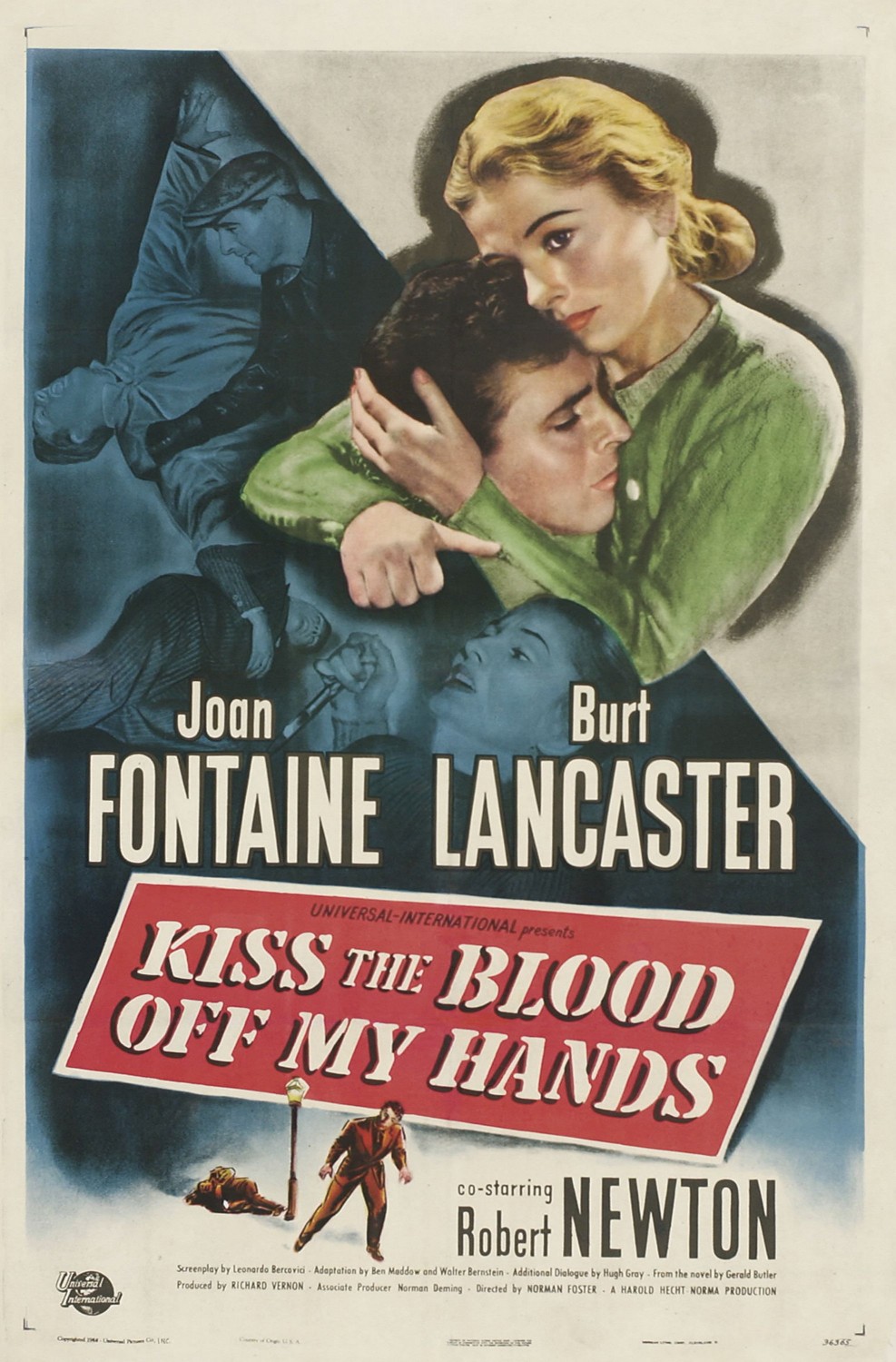 Kiss the Blood Off My Hands (1948) starring Joan Fontaine on DVD on DVD