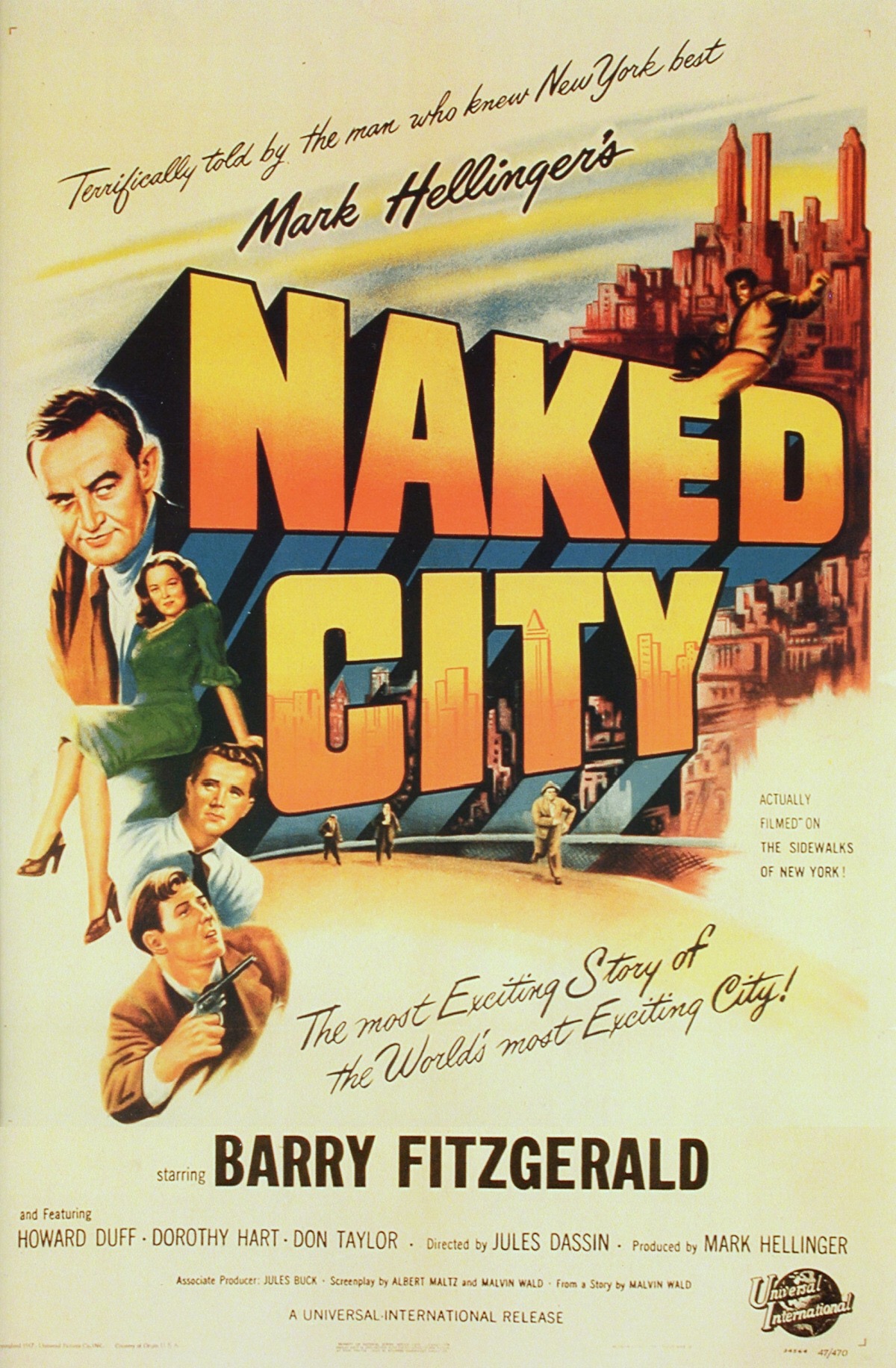 The Naked City (1948) starring Barry Fitzgerald on DVD on DVD