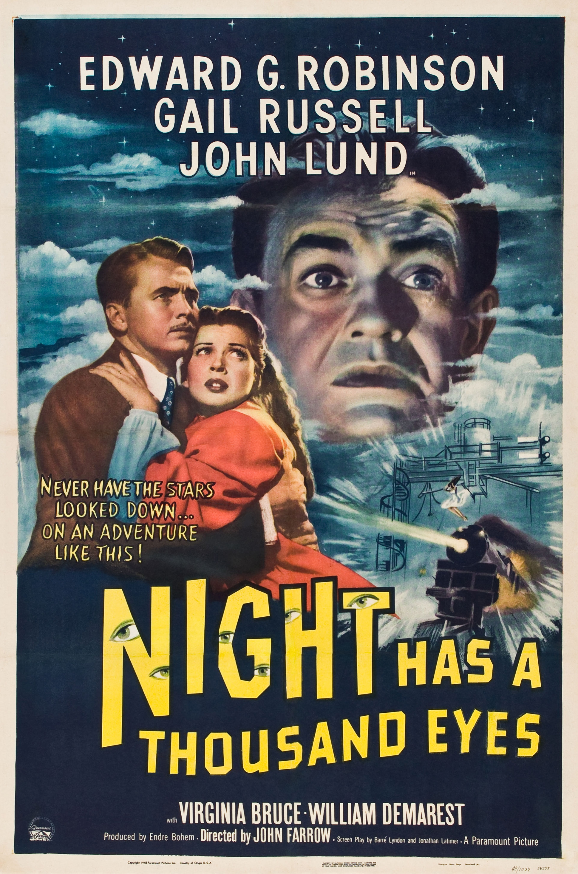 Night Has a Thousand Eyes (1948) starring Edward G. Robinson on DVD on DVD