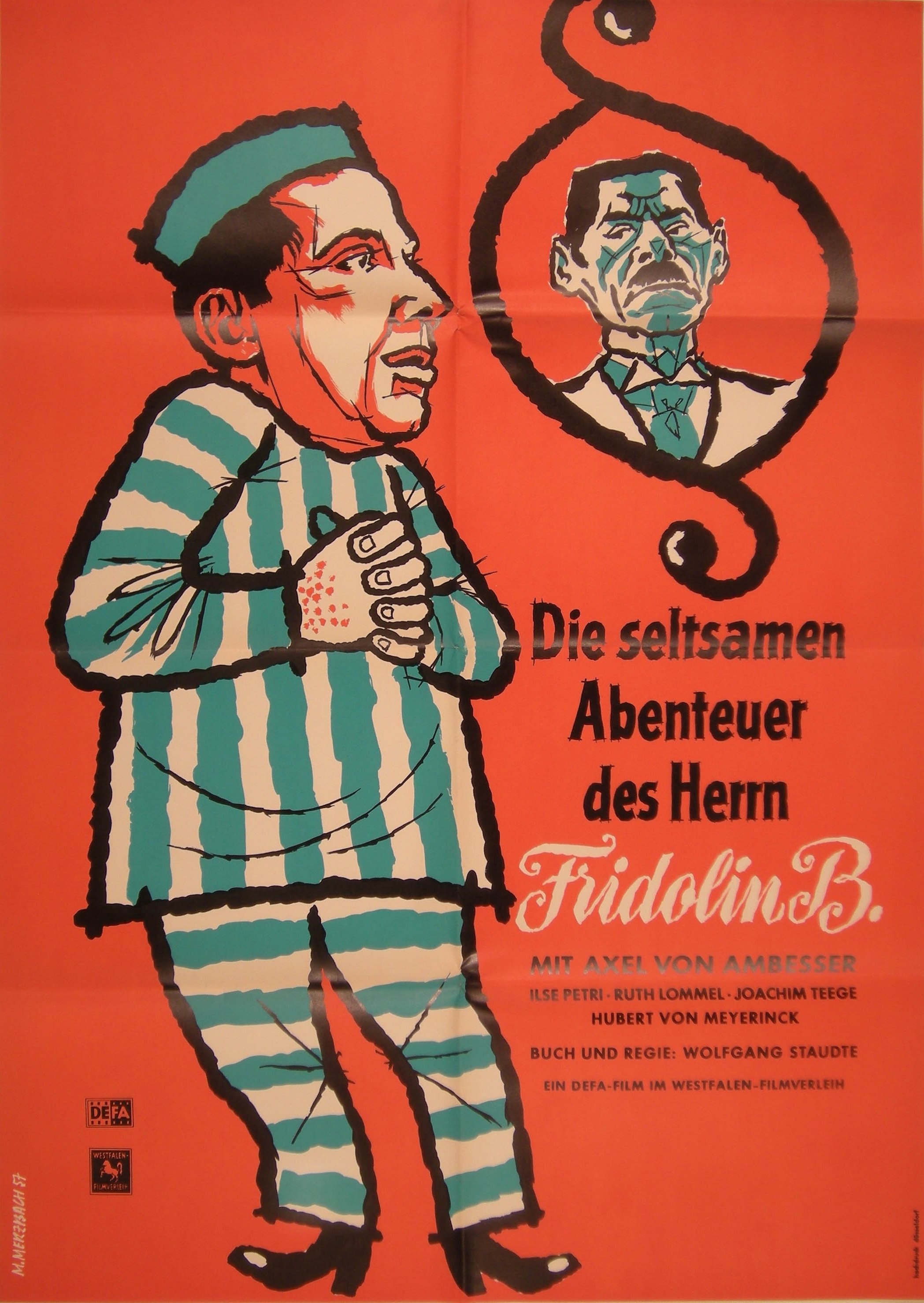 Die seltsamen Abenteuer des Herrn Fridolin B. (1948) with English Subtitles on DVD on DVD