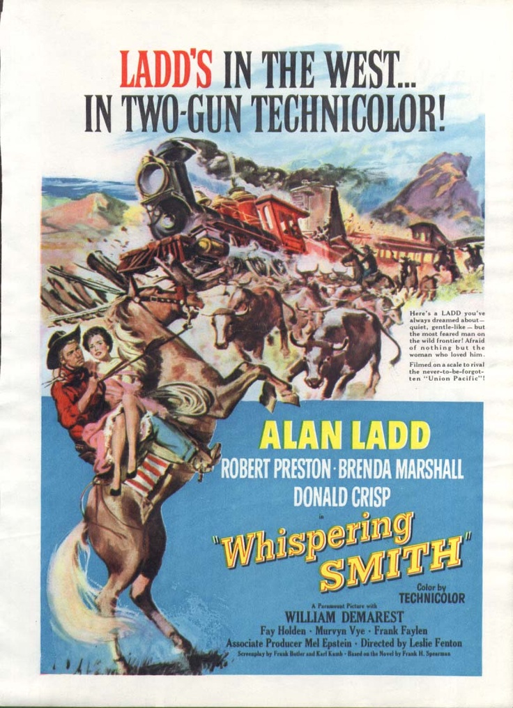 Whispering Smith (1948) starring Alan Ladd on DVD on DVD