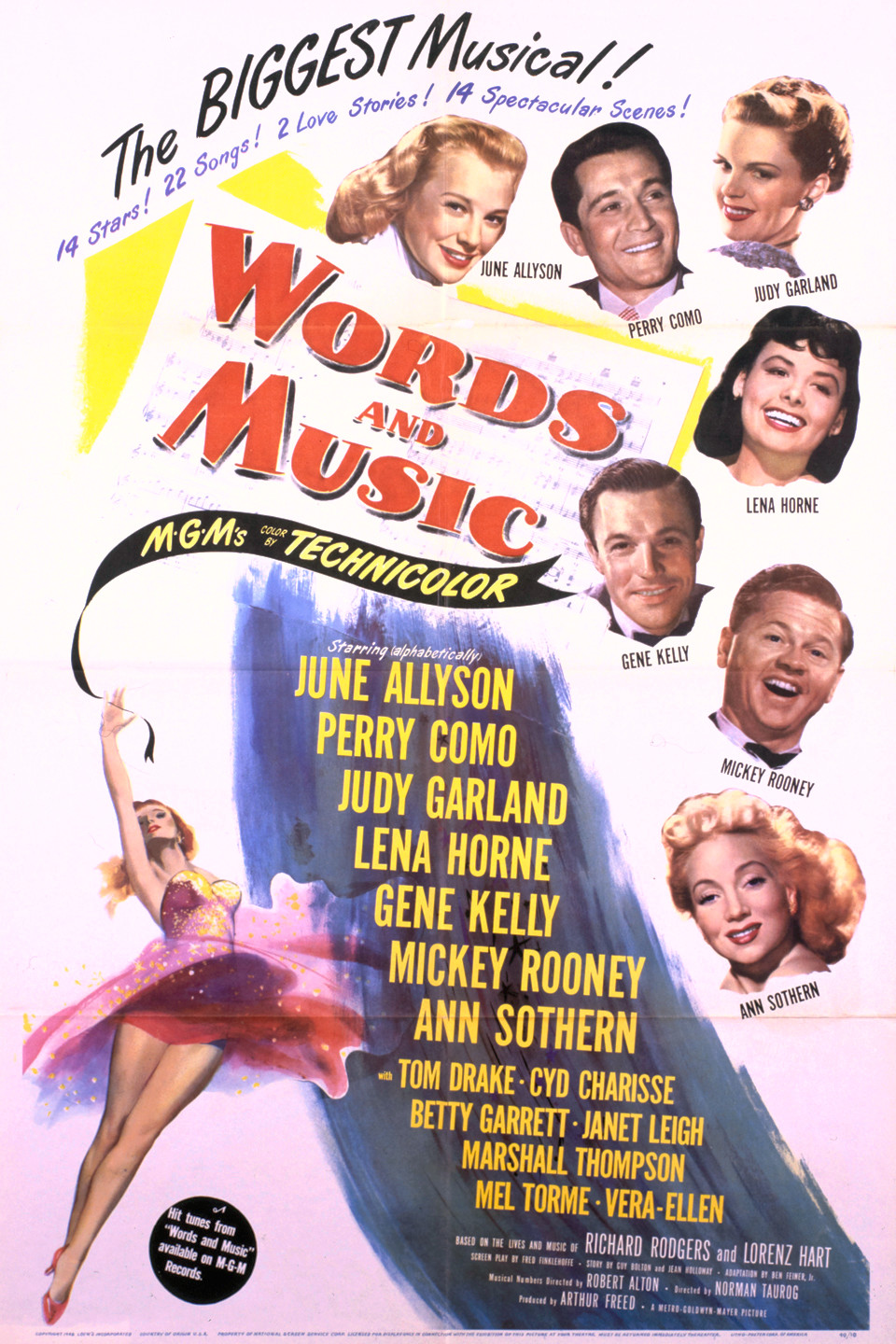 Words and Music (1948) starring June Allyson on DVD on DVD