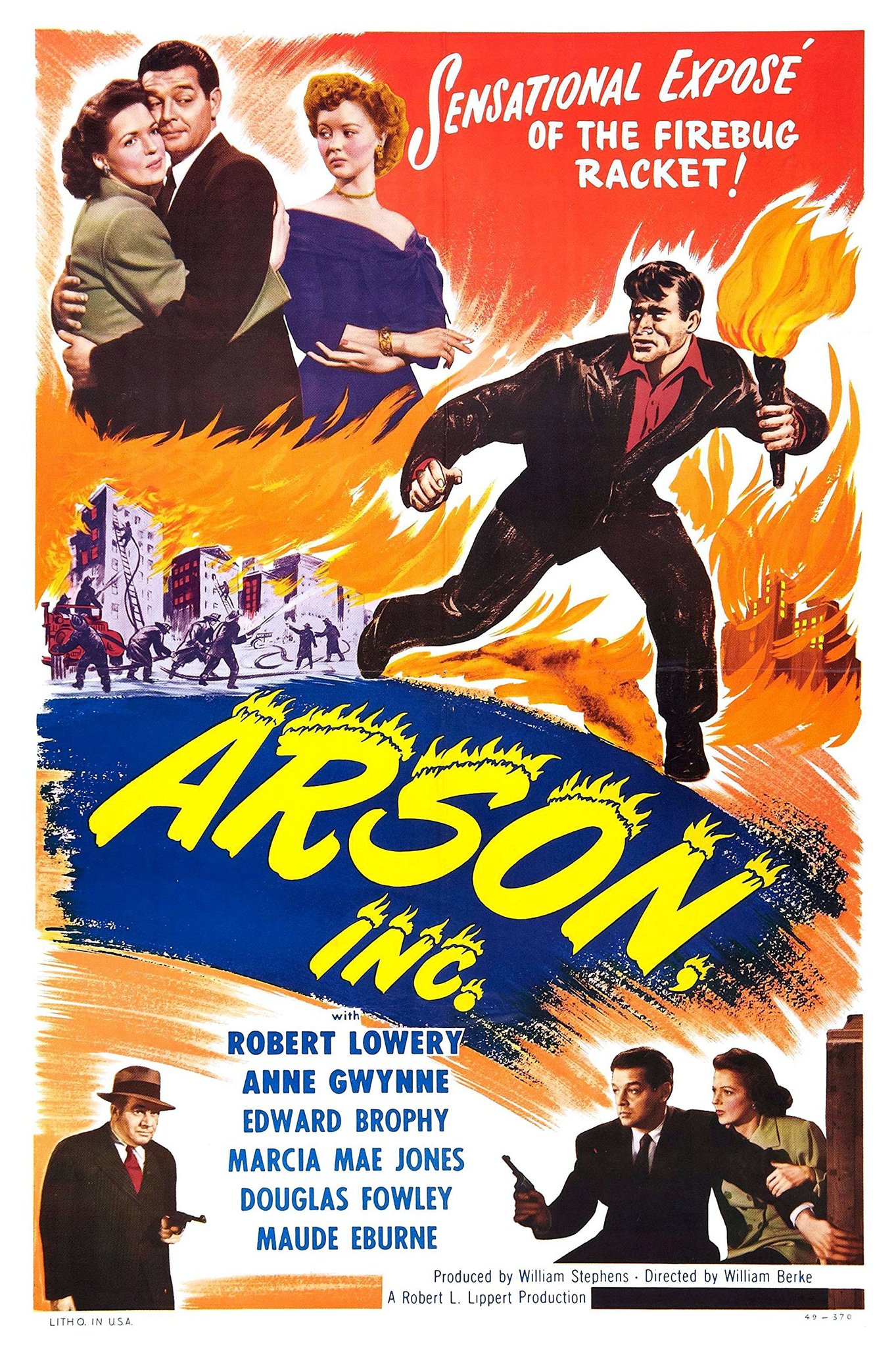 Arson, Inc. (1949) starring Robert Lowery on DVD on DVD