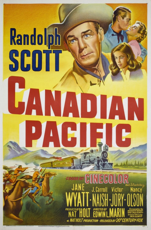 Canadian Pacific (1949) starring Randolph Scott on DVD on DVD