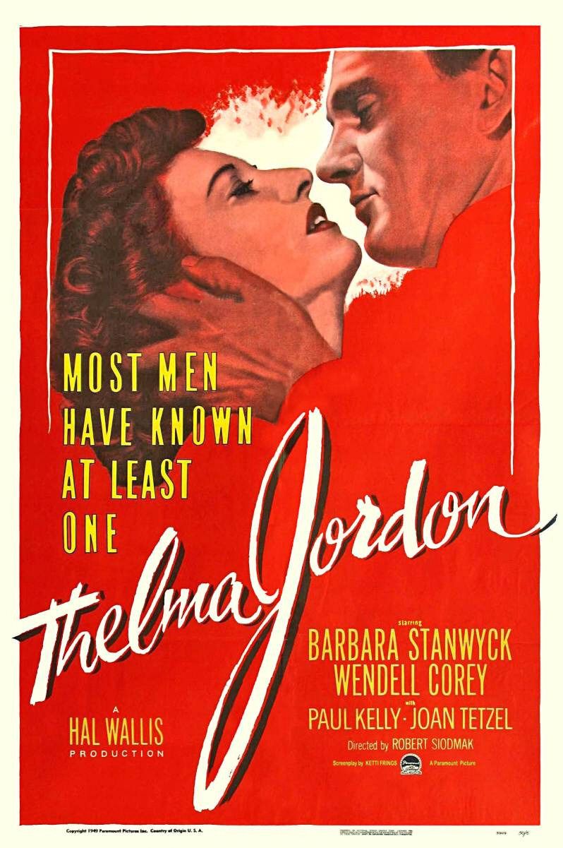 The File on Thelma Jordon (1950) starring Barbara Stanwyck on DVD on DVD