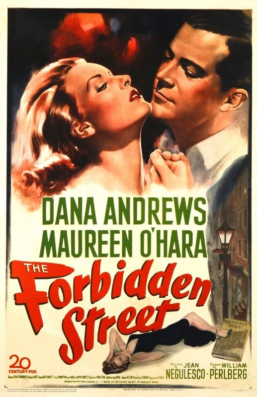 The Forbidden Street (1949) starring Dana Andrews on DVD on DVD