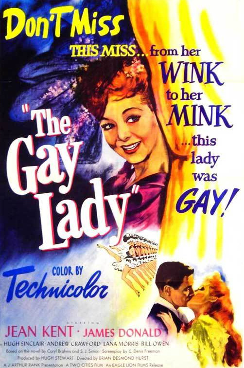 The Gay Lady (1949) starring Jean Kent on DVD on DVD