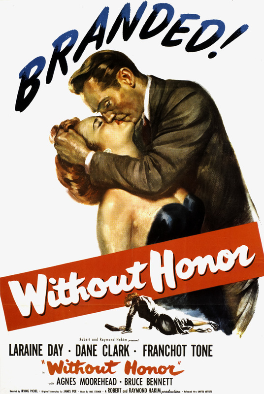Without Honor (1949) starring Laraine Day on DVD on DVD