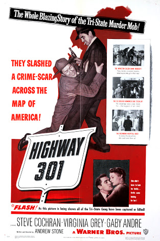 Highway 301 (1950) starring Steve Cochran on DVD on DVD