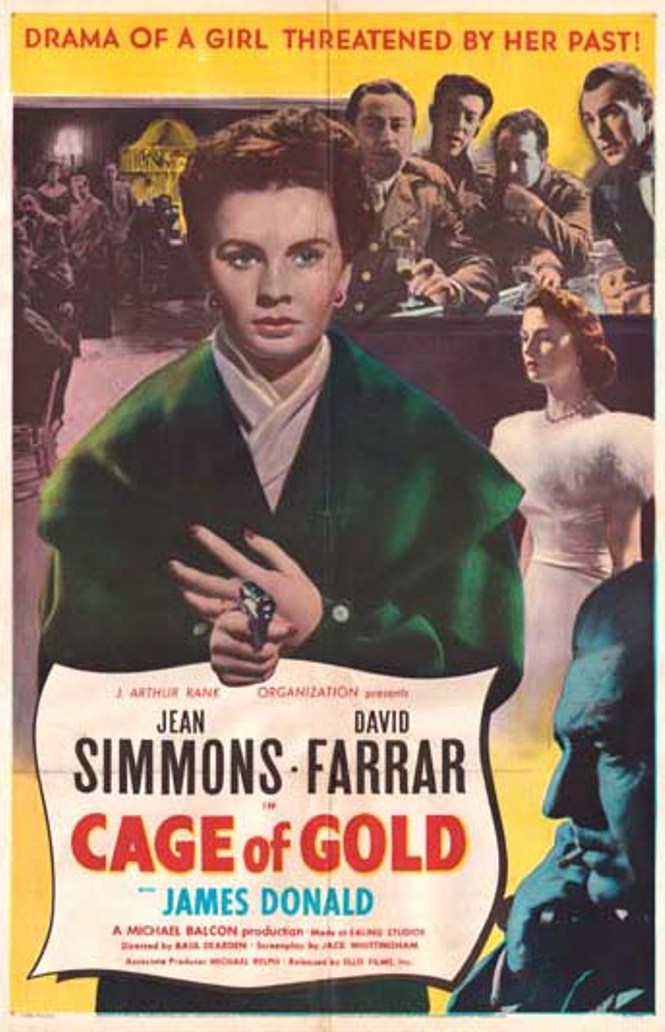 Cage of Gold (1950) starring Jean Simmons on DVD on DVD
