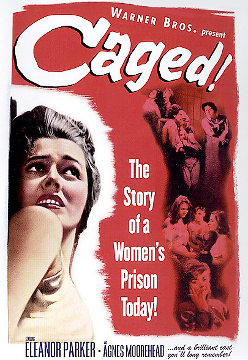 Caged (1950) starring Eleanor Parker on DVD on DVD