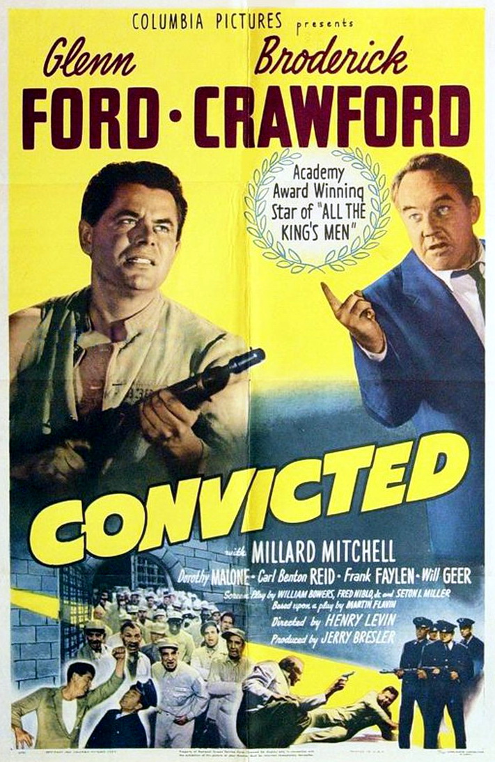 Convicted (1950) starring Glenn Ford on DVD on DVD