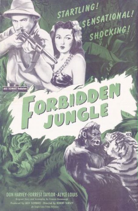 Forbidden Jungle (1950) starring Don C. Harvey on DVD on DVD