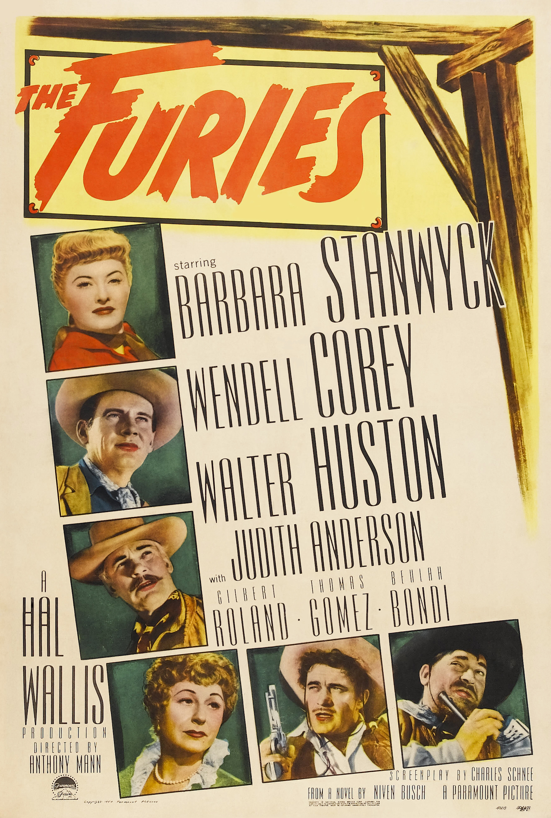 The Furies (1950) with English Subtitles on DVD on DVD