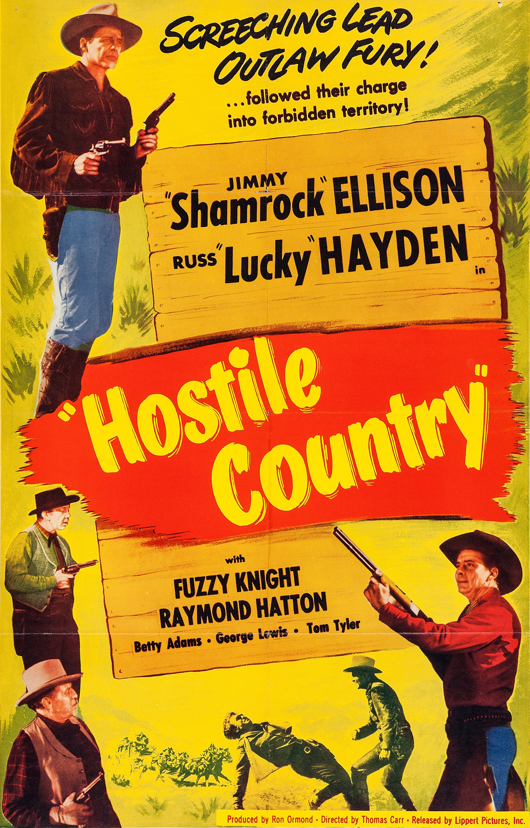 Hostile Country (1950) starring James Ellison on DVD on DVD