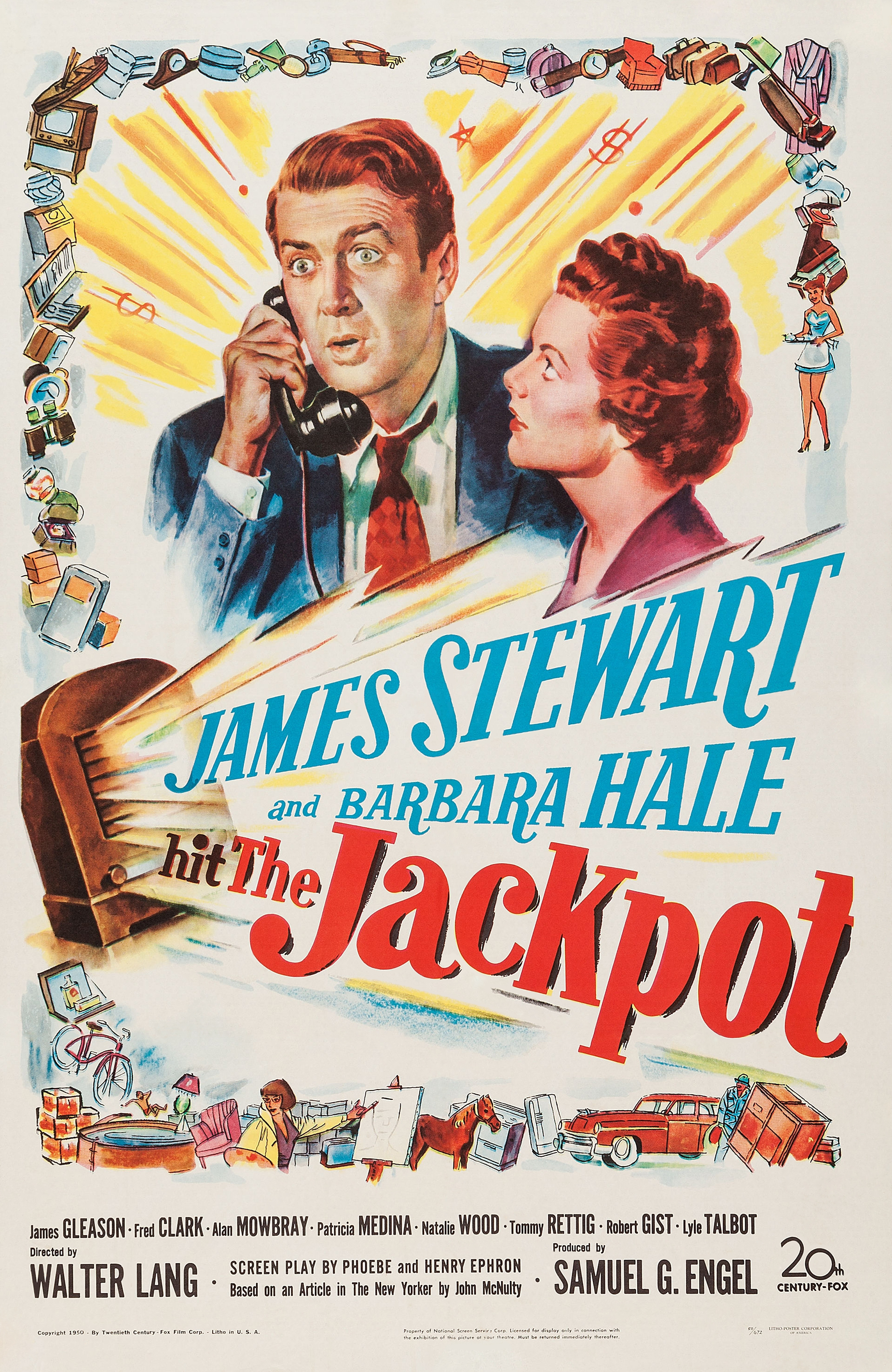 The Jackpot (1950) starring James Stewart on DVD on DVD