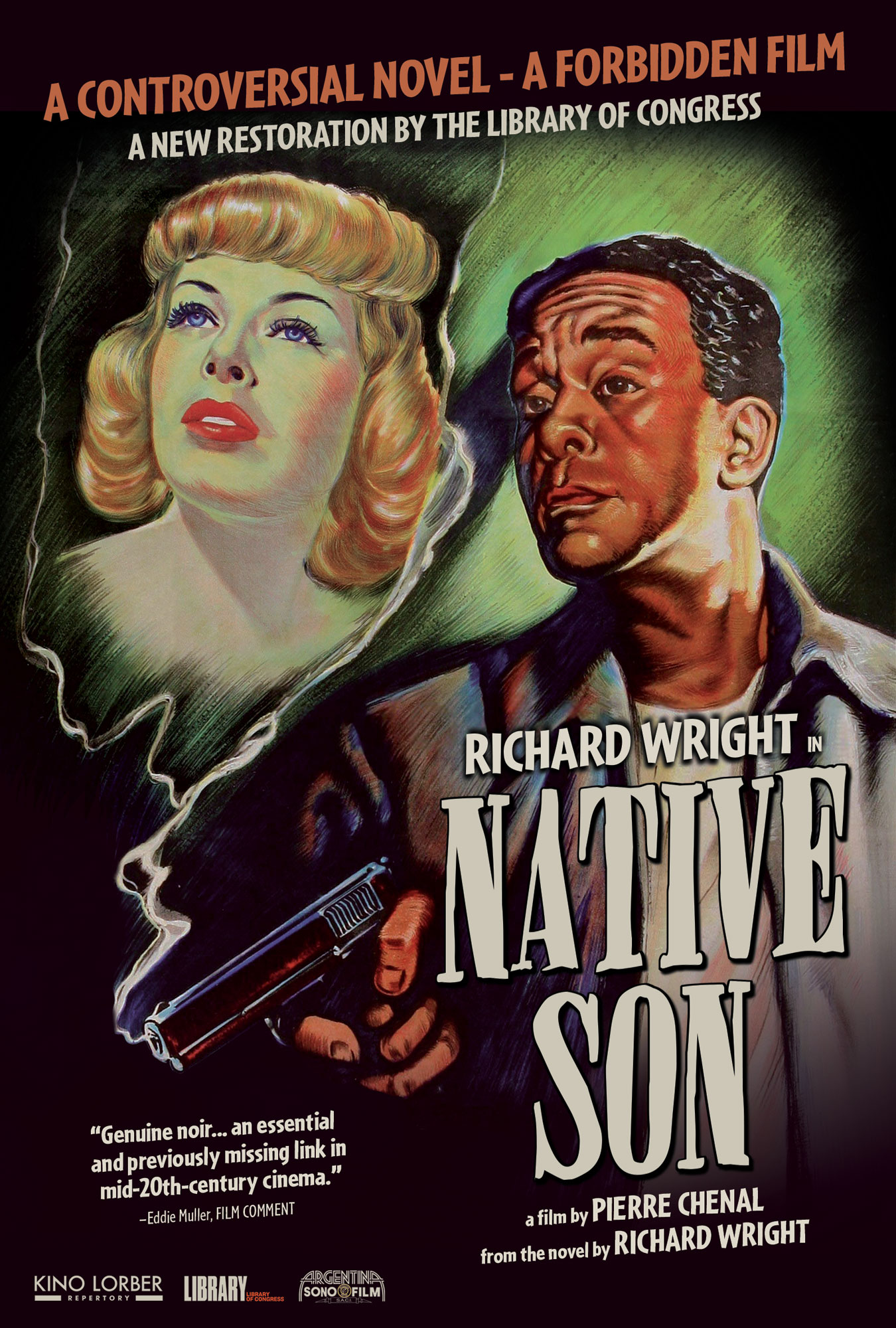 Native Son (1951) starring Richard Wright on DVD on DVD