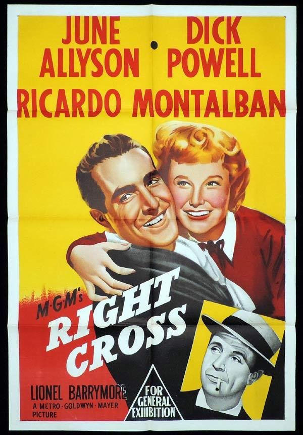 Right Cross (1950) starring June Allyson on DVD on DVD