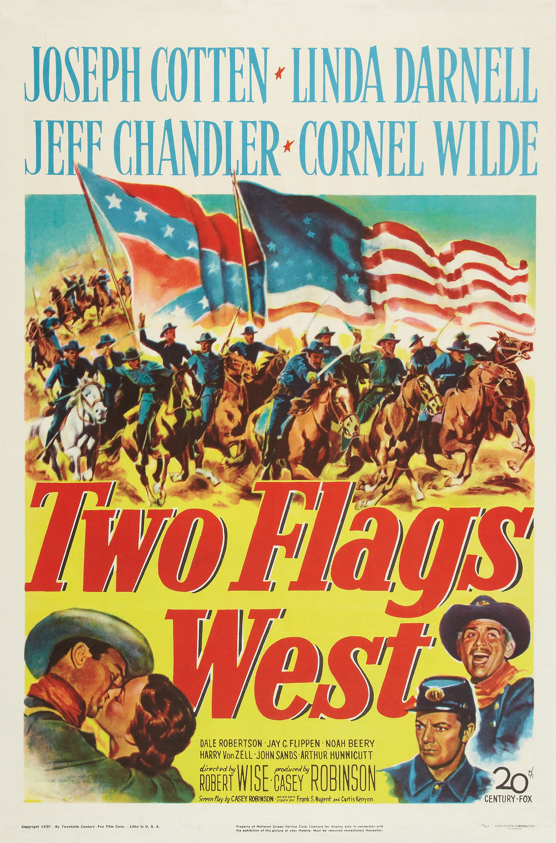 Two Flags West (1950) starring Joseph Cotten on DVD on DVD