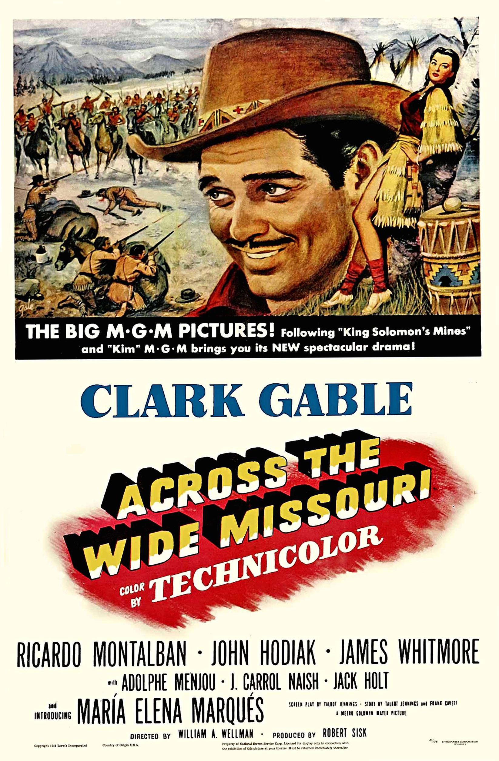 Across the Wide Missouri (1951) with English Subtitles on DVD on DVD