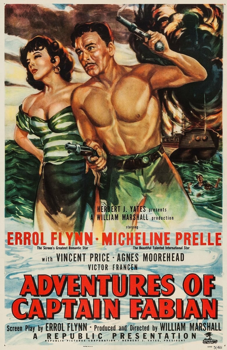 Adventures of Captain Fabian (1951) starring Errol Flynn on DVD on DVD