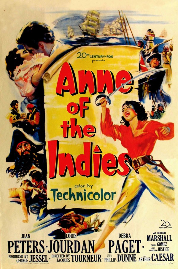 Anne of the Indies (1951) starring Jean Peters on DVD on DVD