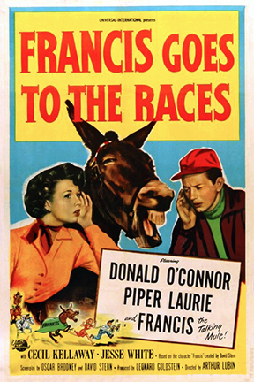 Francis Goes to the Races (1951) starring Donald O'Connor on DVD on DVD