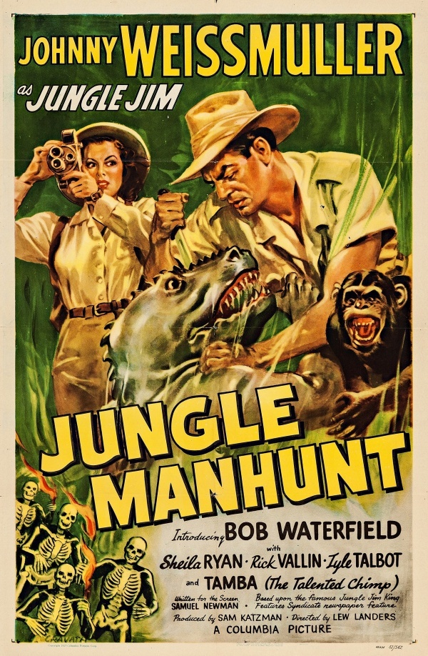 Jungle Manhunt (1951) starring Johnny Weissmuller on DVD on DVD
